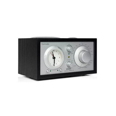 Tivoli Audio Model Three Clock Radio With Bluetooth Am Fm Black Ash / Silver from B&Q