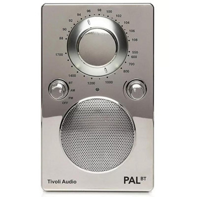 Tivoli Audio Pal Portable Radio Fm Am Bluetooth Chrome from B&Q