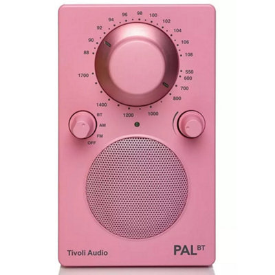 Tivoli Audio Pal Portable Radio Fm Am Bluetooth Pink from B&Q