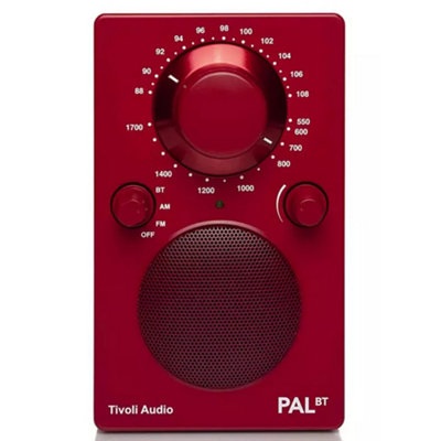 Tivoli Audio Pal Portable Radio Fm Am Bluetooth Red from B&Q