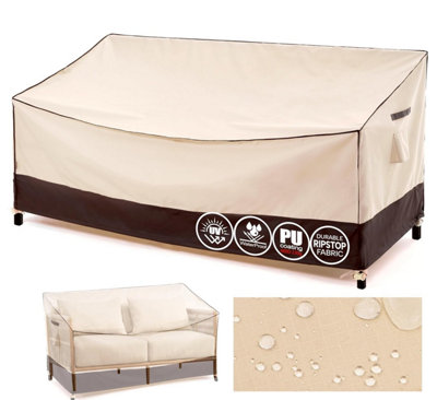 F&j Outdoors Garden Sofa Covers Waterproof 3 Seater Bench Cover Deep Seat Couch Protective Rattan Patio Furniture 600 D 230 G Pu from B&Q