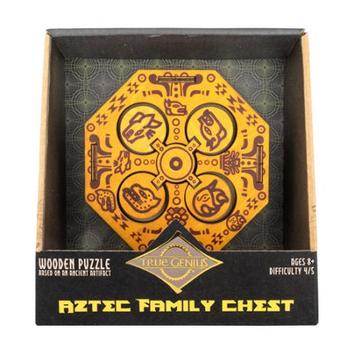 B&Q -  True Genius Aztec Family Chest Wooden Puzzle Ages 8+ - Image 5