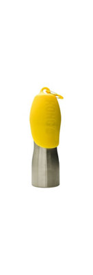  - Kong H2O Pet Dog Portable Water Drinking Bottle Travel Insulated 740M Yellow
