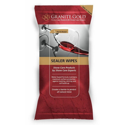Granite Gold Sealer Wipes Pack Of 6 from B&Q