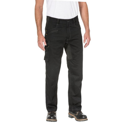 Caterpillar Operator Fx Trade Work Trousers Black38R from B&Q