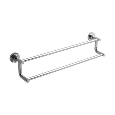 B&Q -  Gs 60 Cm (24") Double Towel Bar Chrome