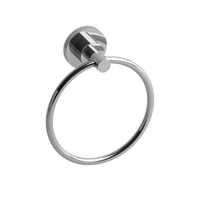 B&Q -  Gs Bathroom Towel Ring Chrome