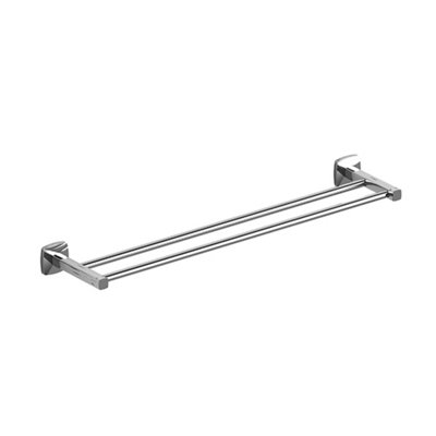 B&Q -  Venty 60 Cm (24") Double Towel Bar Chrome