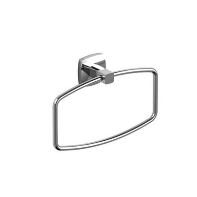 B&Q -  Venty Towel Ring Chrome