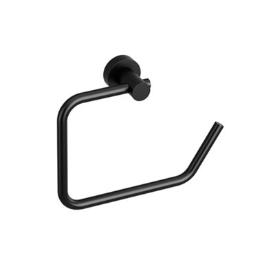 B&Q -  Gs Toilet Paper Holder Black