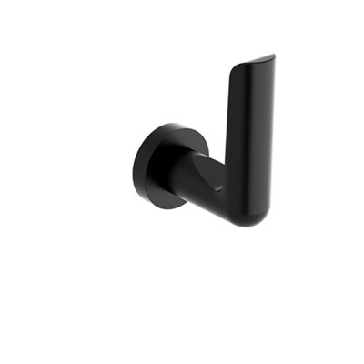 B&Q -  Parabola Towel Hook Black