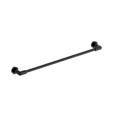 B&Q -  Parabola 60 Cm (24") Towel Bar Black