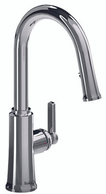 Riobel Trattoria Mixer With Pull Down Spray Round Spout Chrome Kitchen Tap from B&Q