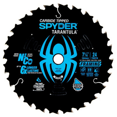 Spyder Tarantula 190mm Circular Saw Blade 24T13073Uk from B&Q