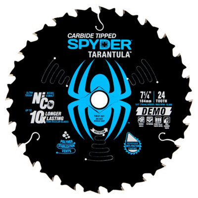 Spyder Tarantula 190mm Circular Saw Blade 24T13074Uk from B&Q