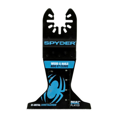Spyder 65mm Bi-Metal Wood & Nail Oscillating Multi-Blade70006Uk from B&Q