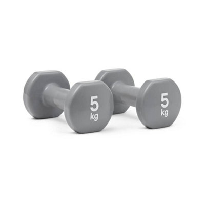 Reebok 5Kg Hexagon Dumbbells For Strength Training And Fitness from B&Q