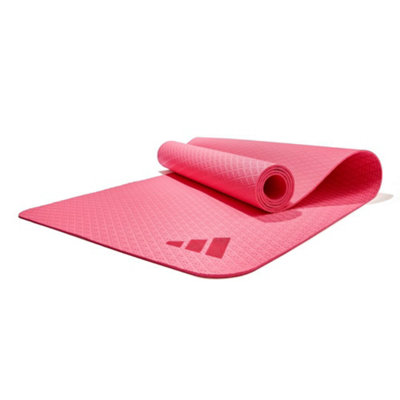 Adidas 4mm Yoga Mat176 X 61 Cm50% Recycled FoamNon-ToxicPink from B&Q