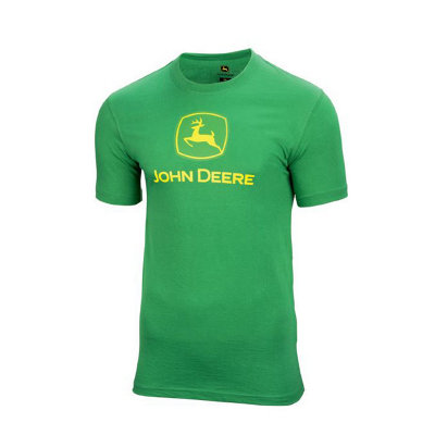 John Deere Classic Logo T-Shirt Green M from B&Q