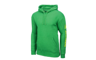 John Deere Hooded Sweatshirt Green S from B&Q