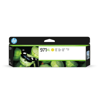 Hp Cn628Ae 971Xl High Yield Original Ink CartridgeYellowSingle Pack from B&Q