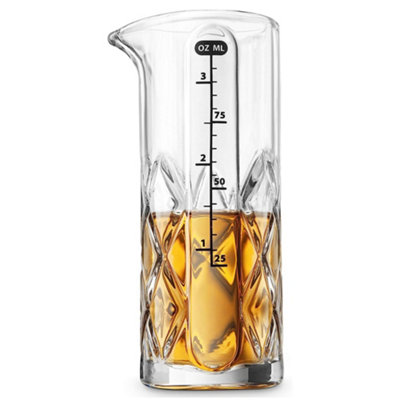 Original Products Final Touch Yarai Double Jigger Glass 100Ml Clear from B&Q