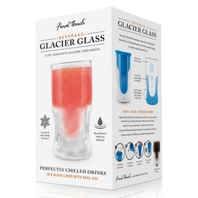 Original Products Final Touch Beverage Glacier Glass With Silicone Moulds 600Ml from B&Q