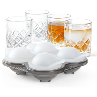 Original Products Final Touch Set Of 4 Shot Glasses With Ice Ball Moulds from B&Q