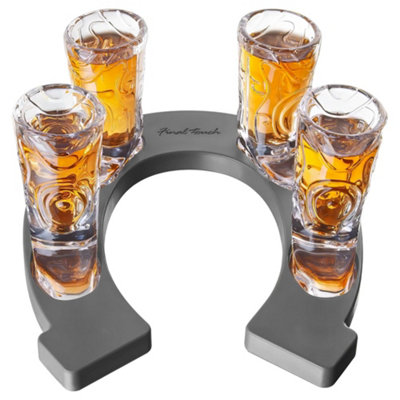 Original Products Final Touch Horseshoe Boot Shot Glass Set from B&Q