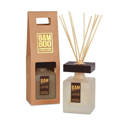 Heart and Home Bamboo Patchouli & Guaiac Wood Fragrance Diffuser -140MlUp To 16 Weeks Of Fragrance from B&Q