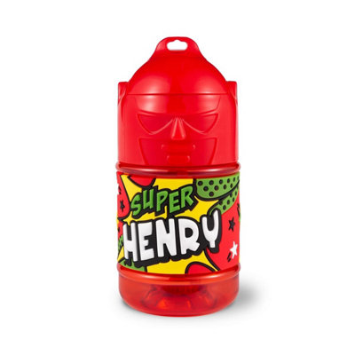 History & Heraldry Pre-Personalised Kid's Superhero Drinks BottleHenryChoose From Over 100 Popular Names And Titles from B&Q