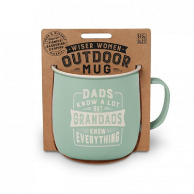 History & Heraldry Outdoor Camping Mug Quote Grandad from B&Q