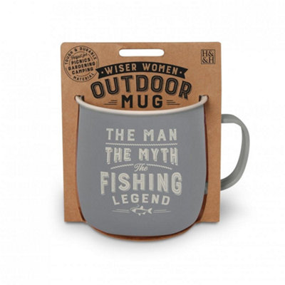 History & Heraldry Outdoor Camping Mug Quote Fishing from B&Q