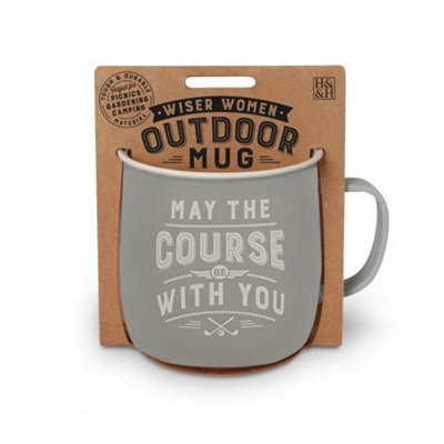 History & Heraldry Outdoor Camping Mug Quote Golfing from B&Q