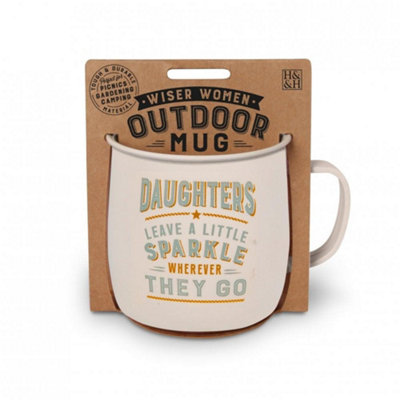 History & Heraldry Outdoor Camping Mug Quote Daughter from B&Q