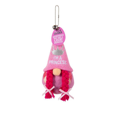 History & Heraldry Pre-Personalised Lucky Gonk Mascot Keyring For Bag Or BackpackPrincess136 Names And Themes Available from B&Q