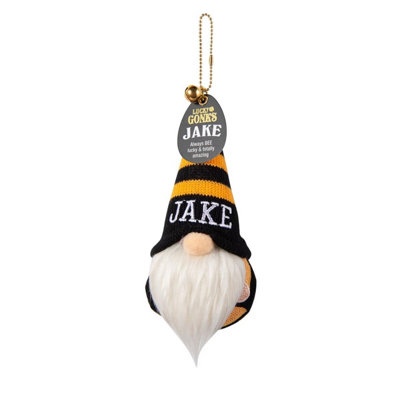 B&Q -  Pre-Personalised Lucky Gonk Mascot Keyring For Bag Or BackpackJake136 Names And Themes Available