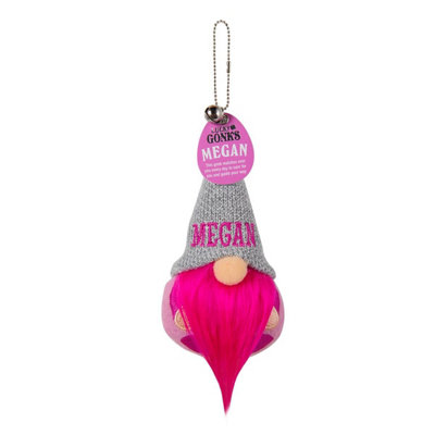 B&Q -  Pre-Personalised Lucky Gonk Mascot Keyring For Bag Or BackpackMegan136 Names And Themes Available
