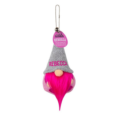 History & Heraldry Pre-Personalised Lucky Gonk Mascot Keyring For Bag Or BackpackRebecca136 Names And Themes Available from B&Q