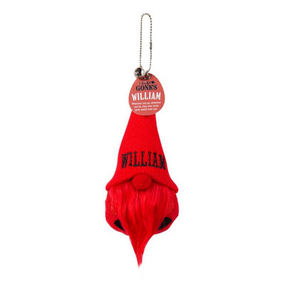 History & Heraldry Pre-Personalised Lucky Gonk Mascot Keyring For Bag Or BackpackWilliam136 Names And Themes Available from B&Q