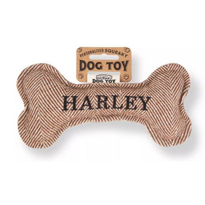 B&Q -  Pre Personalised Squeaky Bone Dog   Harley