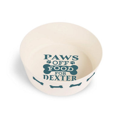 History & Heraldry Pre-Personalised Dog Bowl Featuring Popular NamesBreeds And CaptionsDexterOver 60 Titles AvailableRecycled Material from B&Q