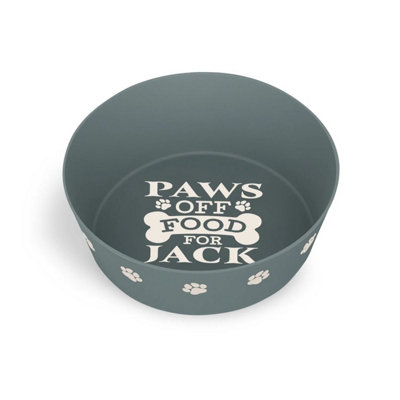 History & Heraldry Pre-Personalised Dog Bowl Featuring Popular NamesBreeds And CaptionsJackOver 60 Titles AvailableRecycled Material from B&Q