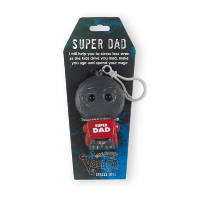 History & Heraldry Creepy Collectable Squishy Voodoo Stress Doll Keyring Or Bag Charm MascotSuper Dad72 Titles To Choose From from B&Q