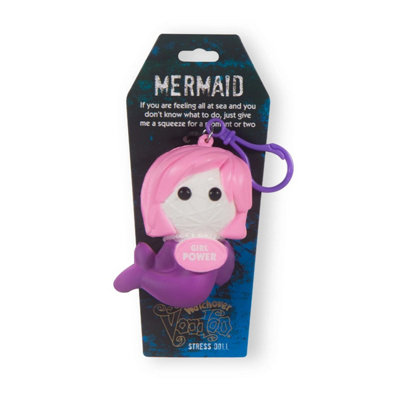 History & Heraldry Creepy Collectable Squishy Voodoo Stress Doll Keyring Or Bag Charm MascotMermaid72 Titles To Choose From from B&Q