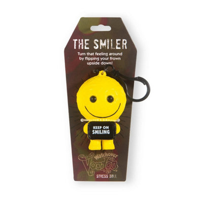 History & Heraldry Creepy Collectable Squishy Voodoo Stress Doll Keyring Or Bag Charm MascotThe Smiler72 Titles To Choose From from B&Q