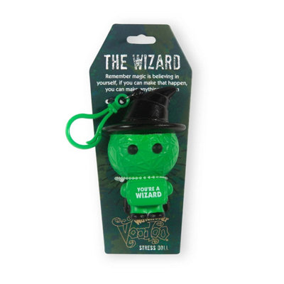 History & Heraldry Creepy Collectable Squishy Voodoo Stress Doll Keyring Or Bag Charm MascotThe Wizard72 Titles To Choose From from B&Q