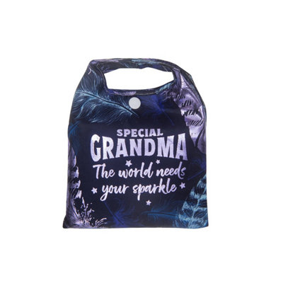 History & Heraldry Pre-Personalised Sparkle Shopper BagEcofriendly Shopping And PicnicsOver 80 Names And TitlesGrandma from B&Q