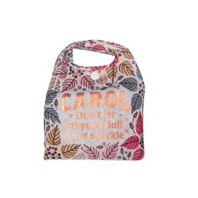 History & Heraldry Pre-Personalised Sparkle Shopper BagEcofriendly Shopping And PicnicsOver 80 Names And TitlesCarol from B&Q