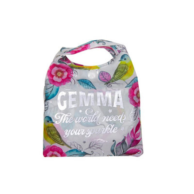 History & Heraldry Pre-Personalised Sparkle Shopper BagEcofriendly Shopping And PicnicsOver 80 Names And TitlesGemma from B&Q